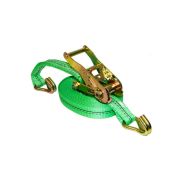 Ремень стяжной 2,5/5,0 т 10,0 м 50 мм зеленый (Long Ergo, пластиковая ручка)