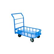 Тележка платформенная ТП-МБ (600х1000) с бортами (колеса 125 мм)