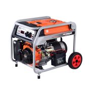 Генератор бензиновый KM4800H 3,3 кВт 220В 16 л с электростартером и колесами