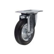 Колесо поворотное усиленное резина SRC 97 80 мм